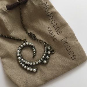 Faux Pearl Necklace - Anthropologie, Art Nouveau